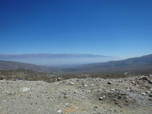 A back view from whence we came, Amaich&aacute; del Valle.